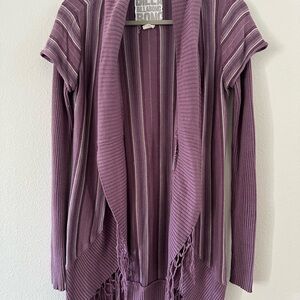Billabong Women's Purple long cardigan